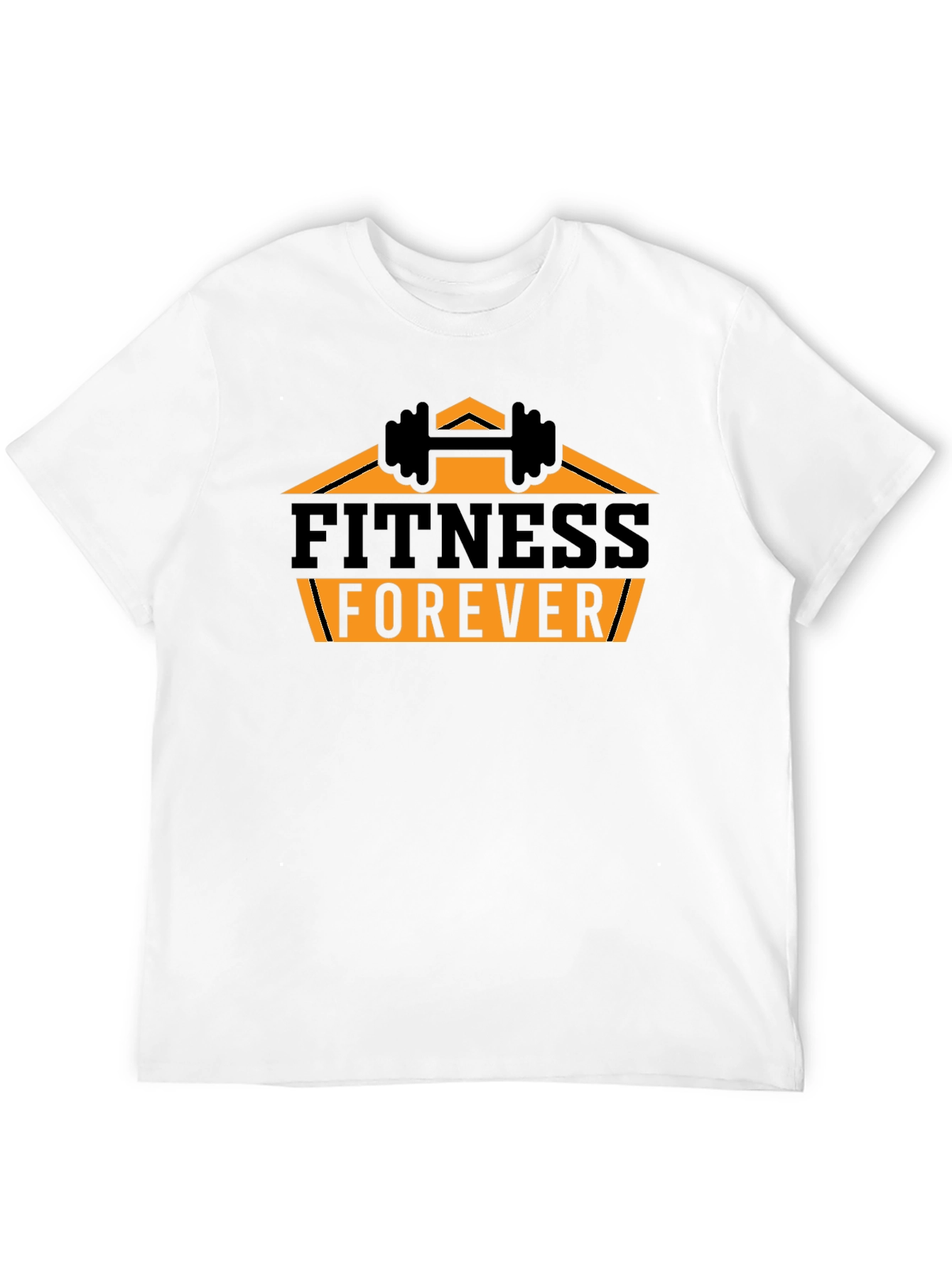 Fitness Forever Graphic Tee - Black
