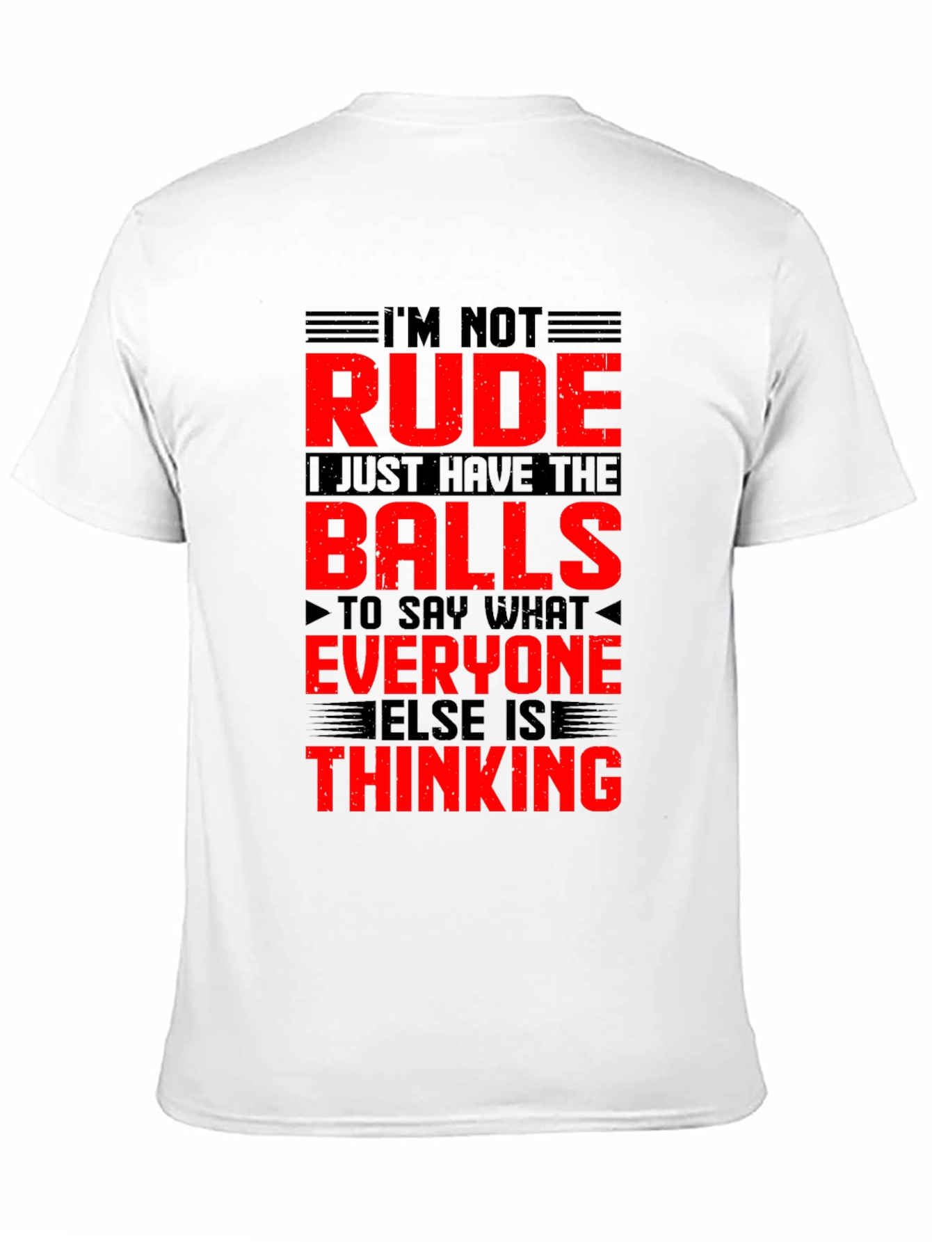 Im Not Rude Balls Graphic T-Shirt