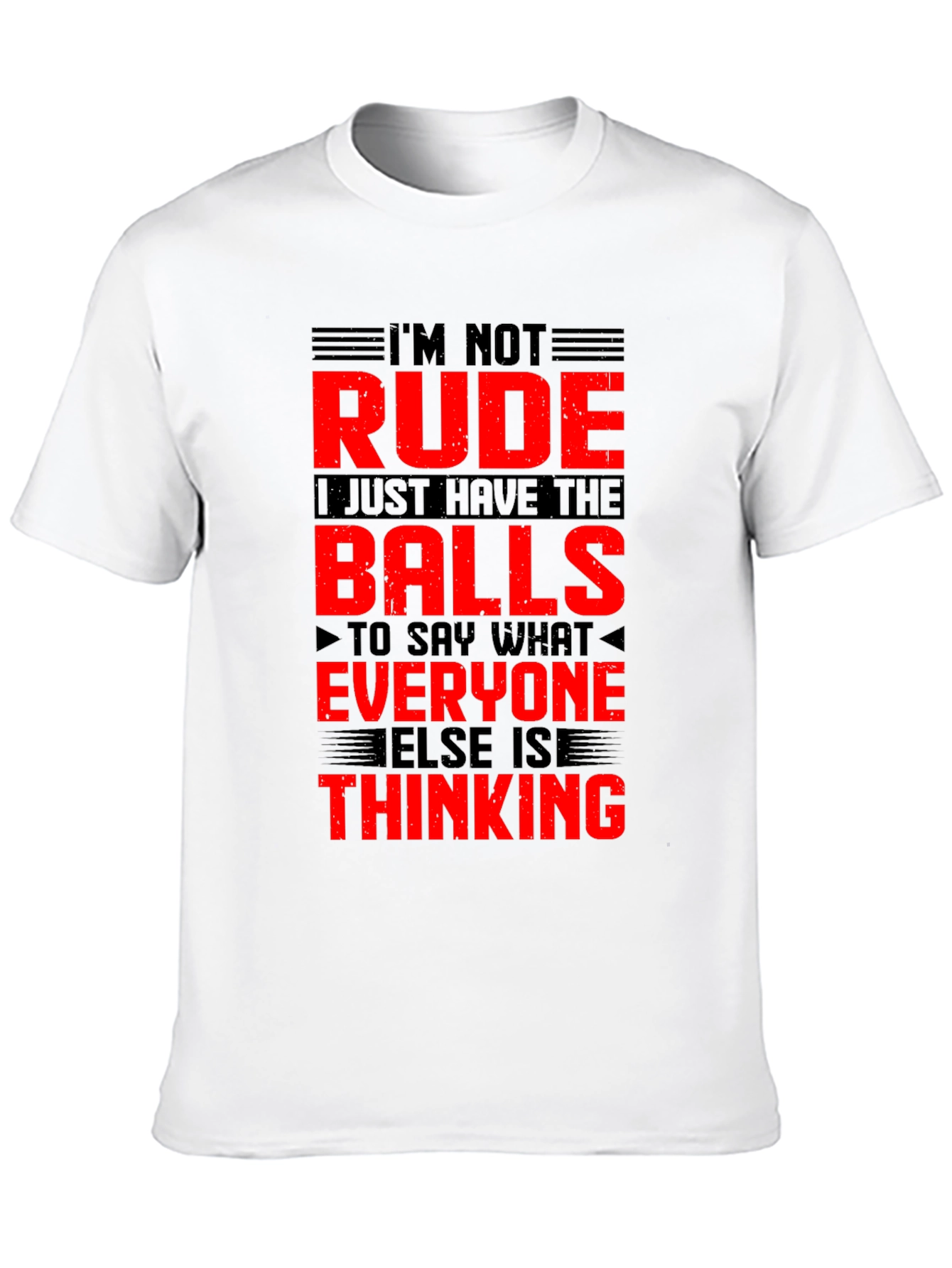 Im Not Rude Balls Graphic T-Shirt