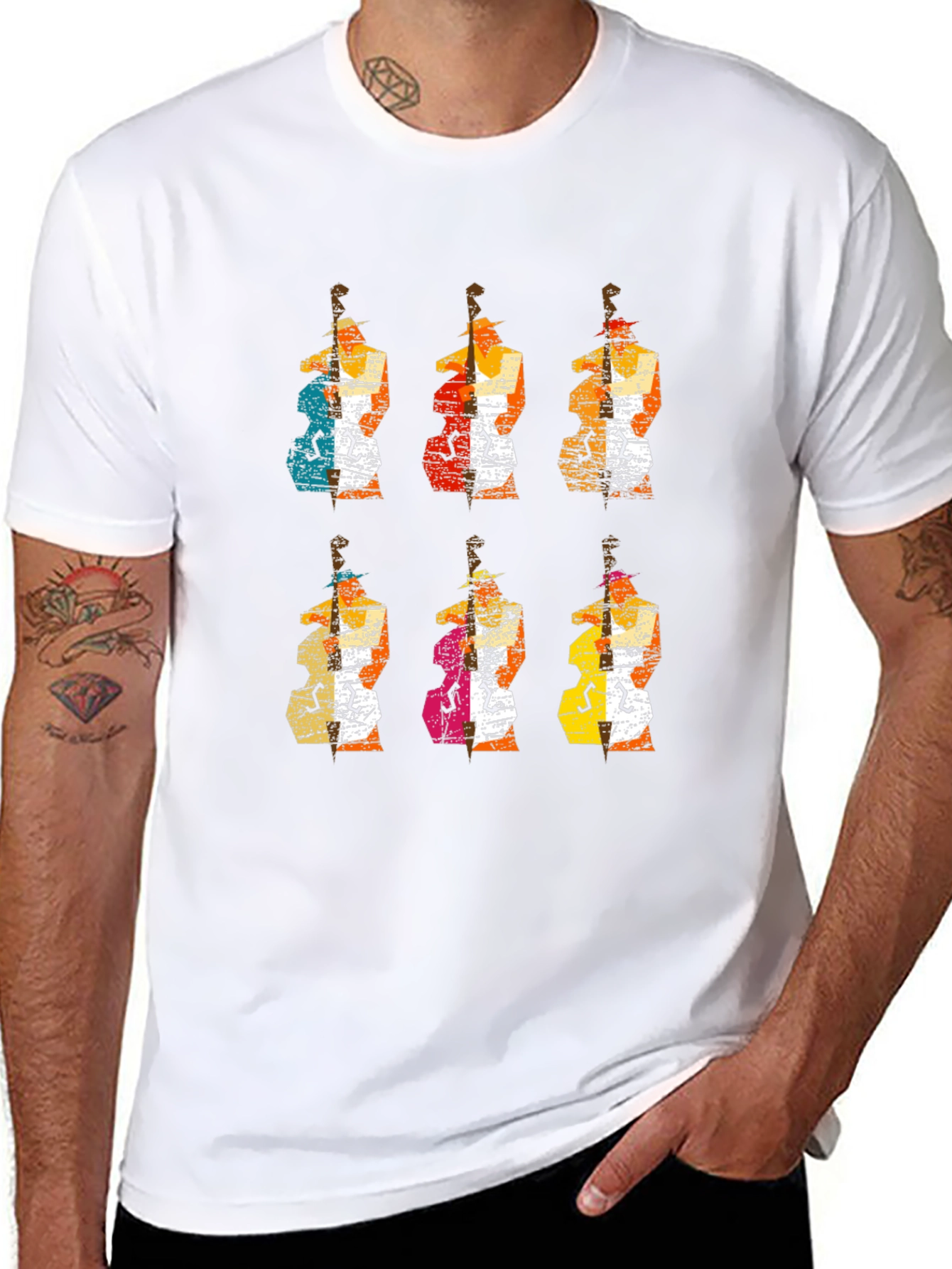 Musical Bass Graphic T-Shirt