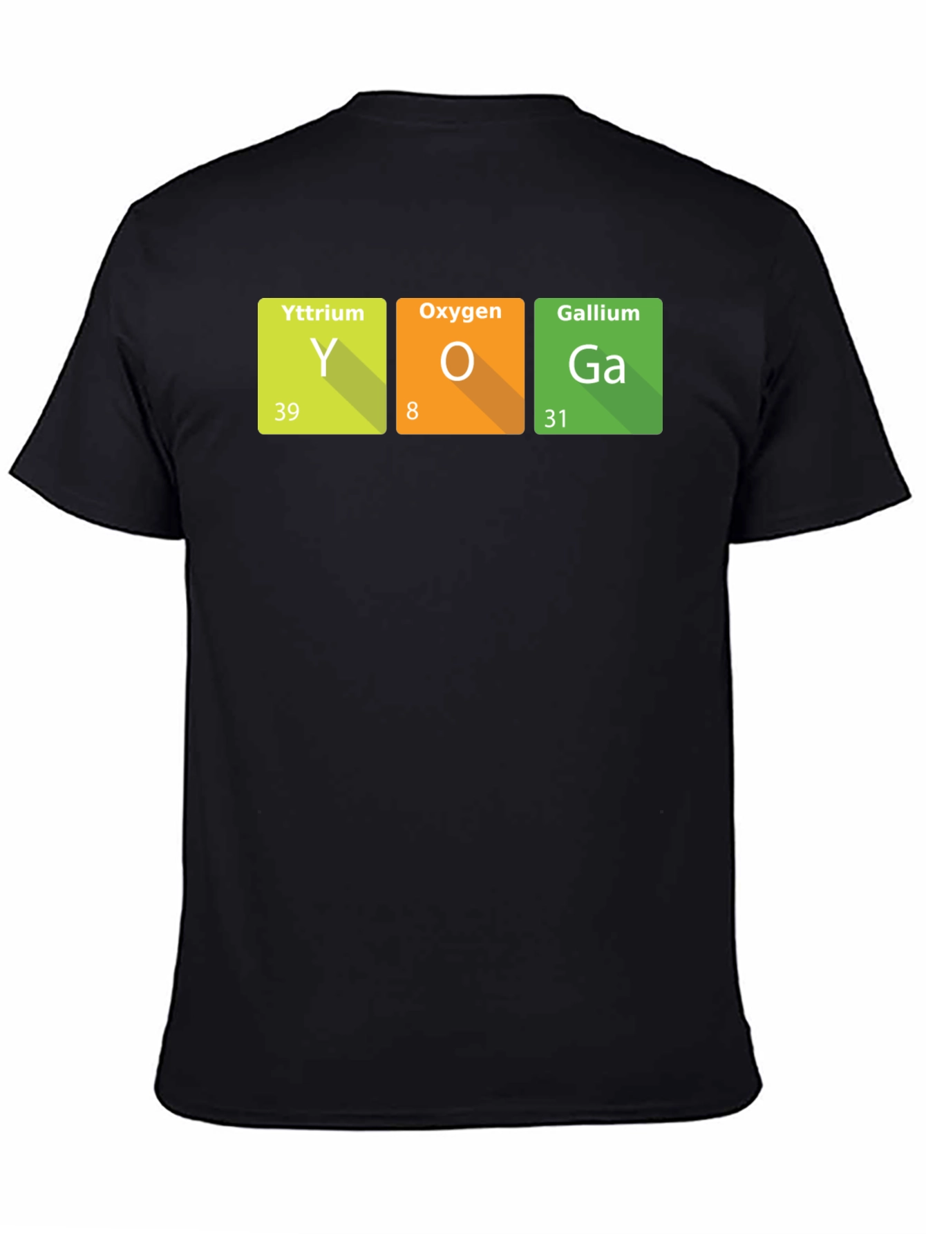 Yoga Periodic Table T-Shirt - Science Relaxation