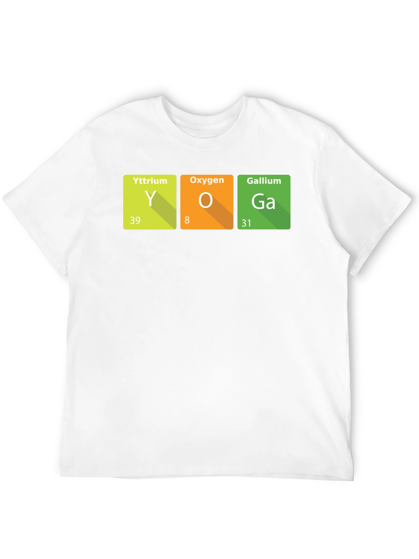 Yoga Periodic Table T-Shirt - Science Relaxation