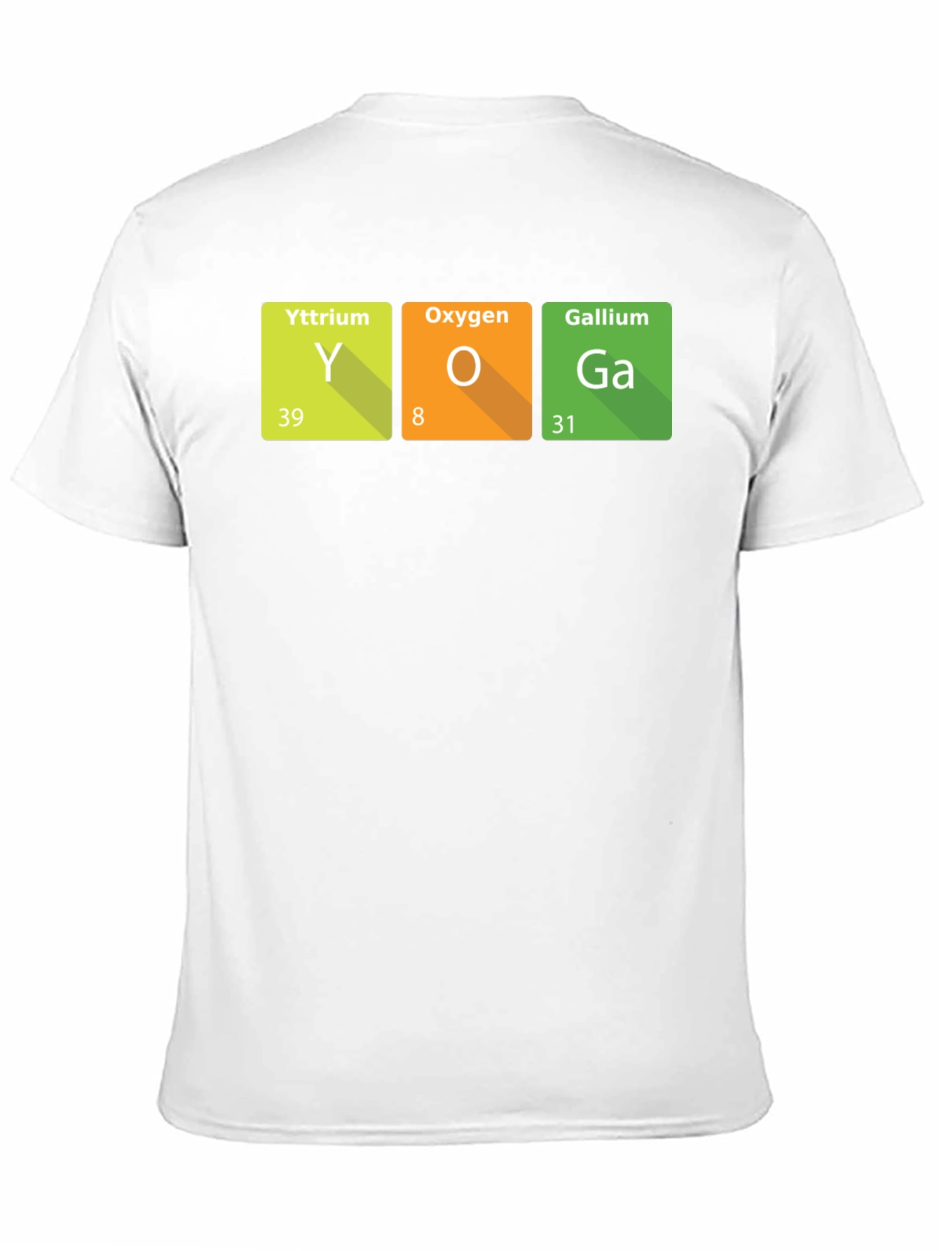 Yoga Periodic Table T-Shirt - Science Relaxation