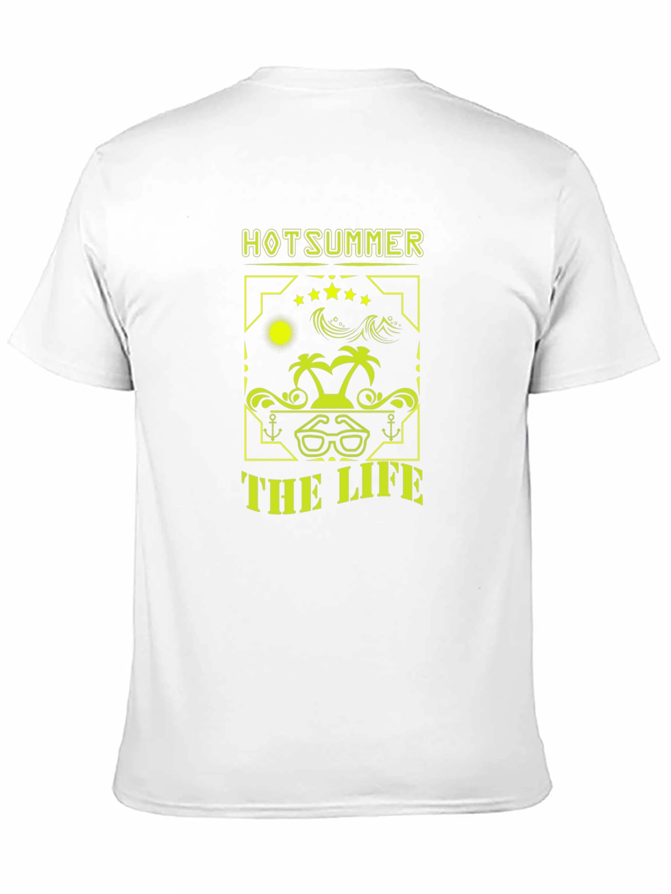Hot Summer Life Graphic T-Shirt - Black