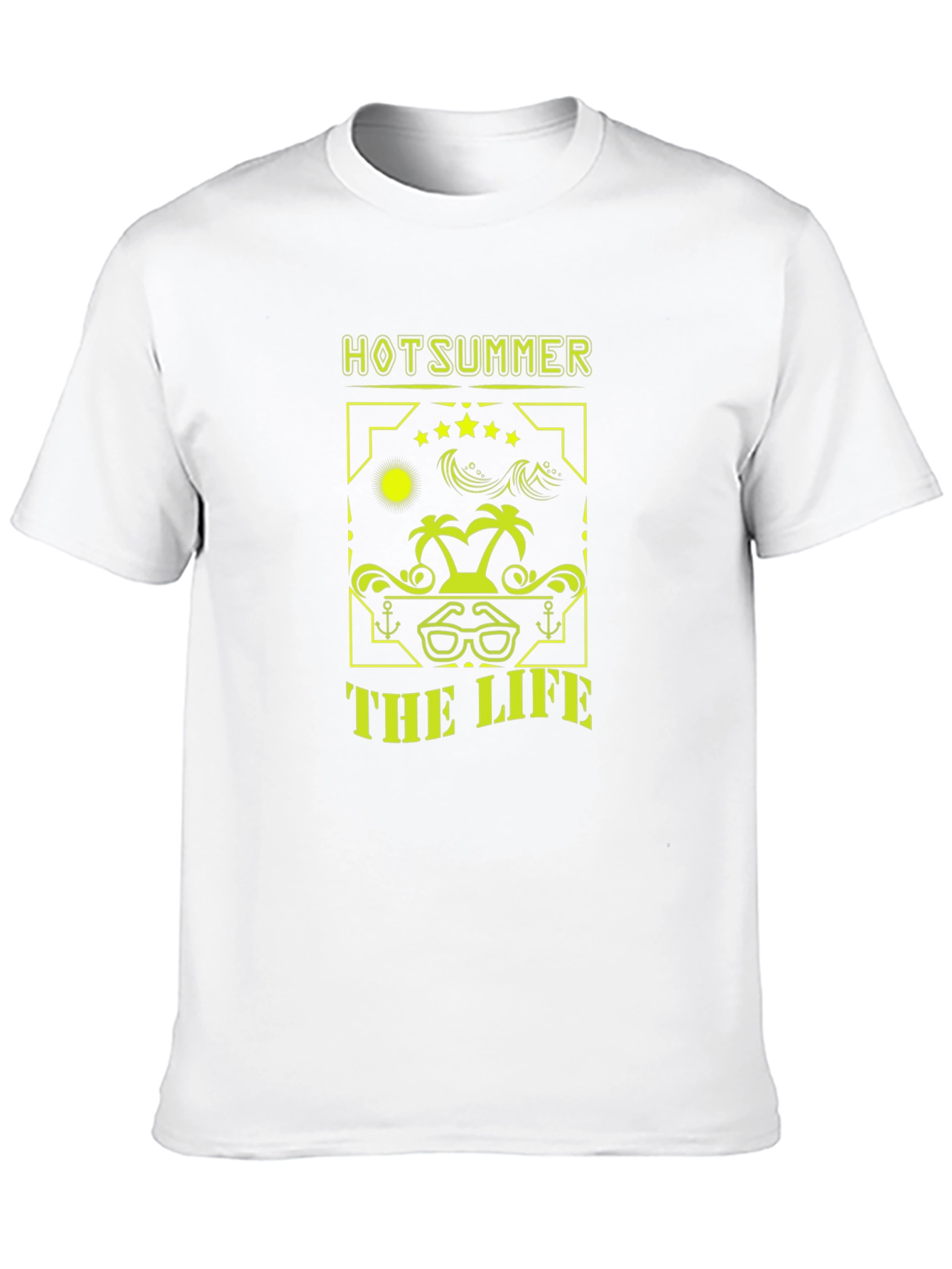 Hot Summer Life Graphic T-Shirt - Black
