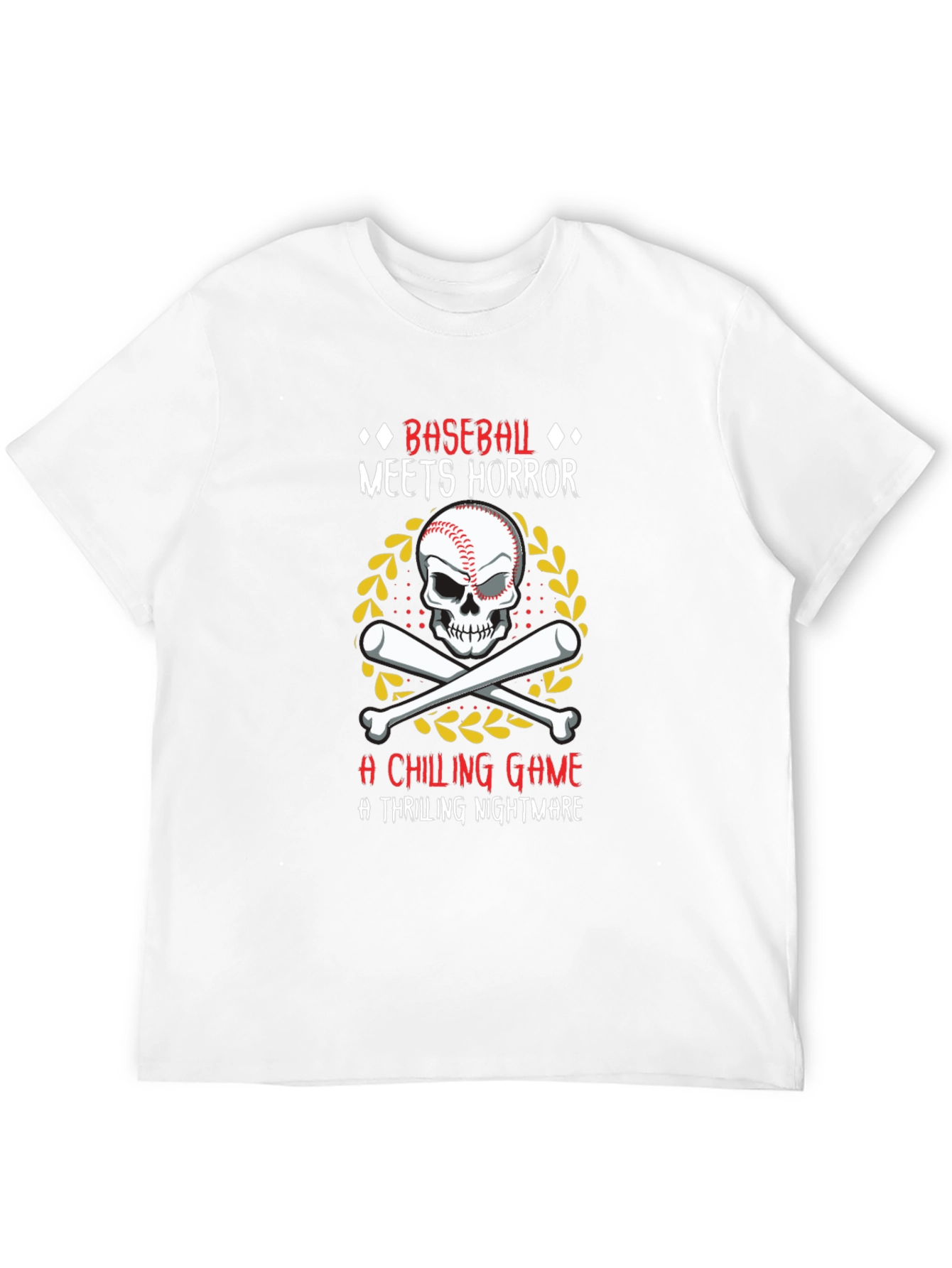 Baseball Horror T-Shirt - A Chilling Game