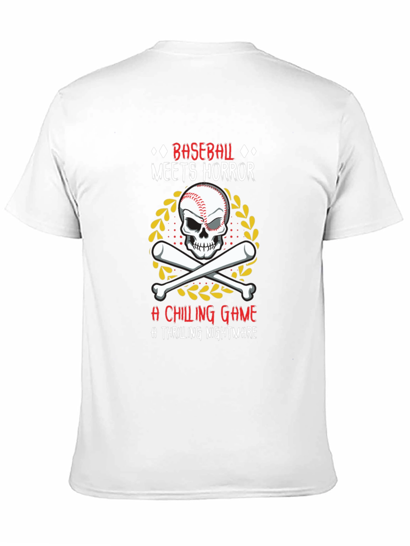 Baseball Horror T-Shirt - A Chilling Game