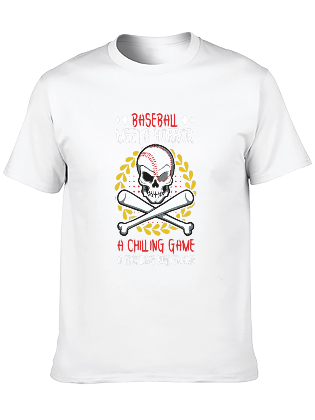 Baseball Horror T-Shirt - A Chilling Game