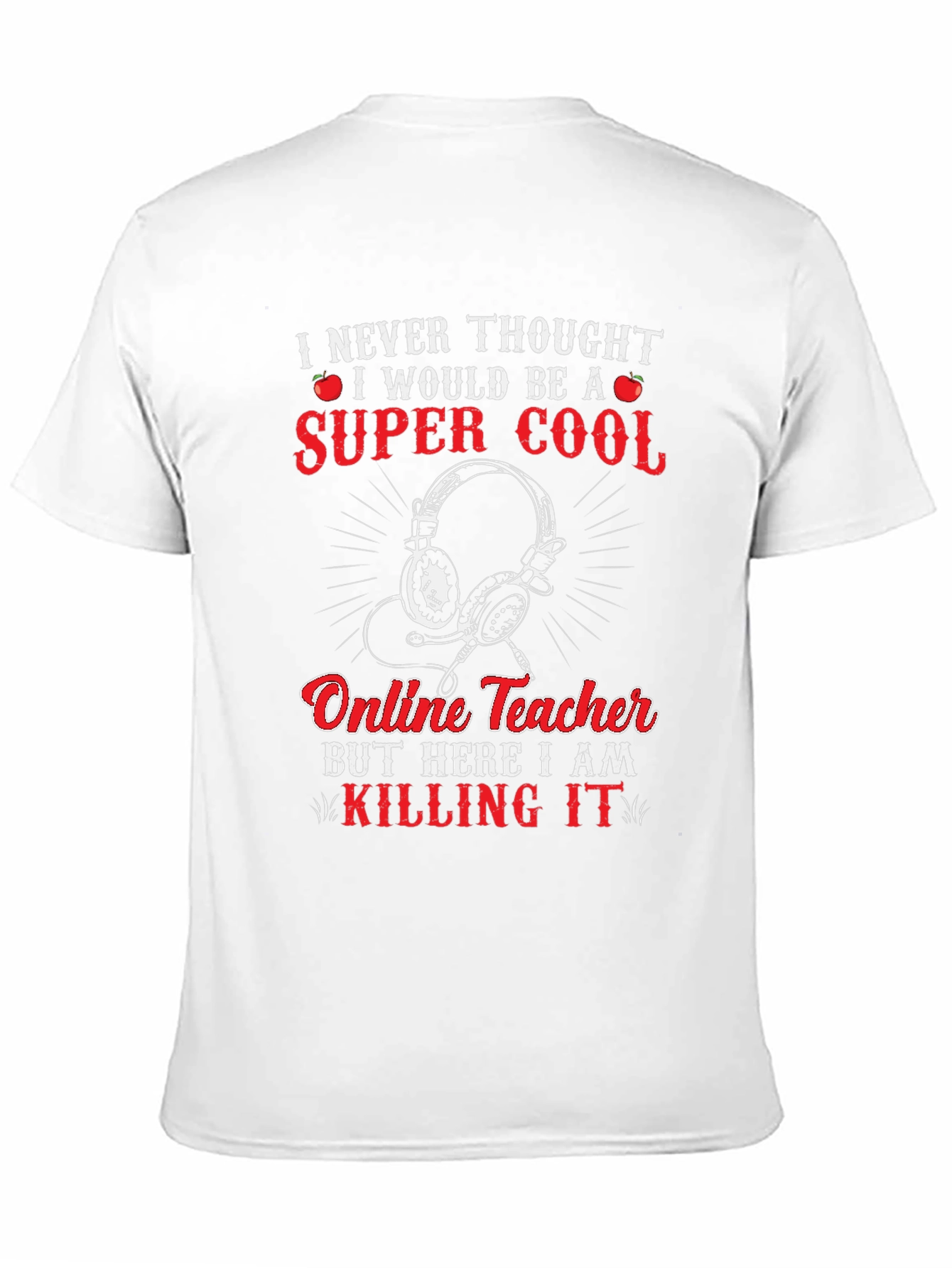 Super Cool Online Teacher Graphic T-Shirt