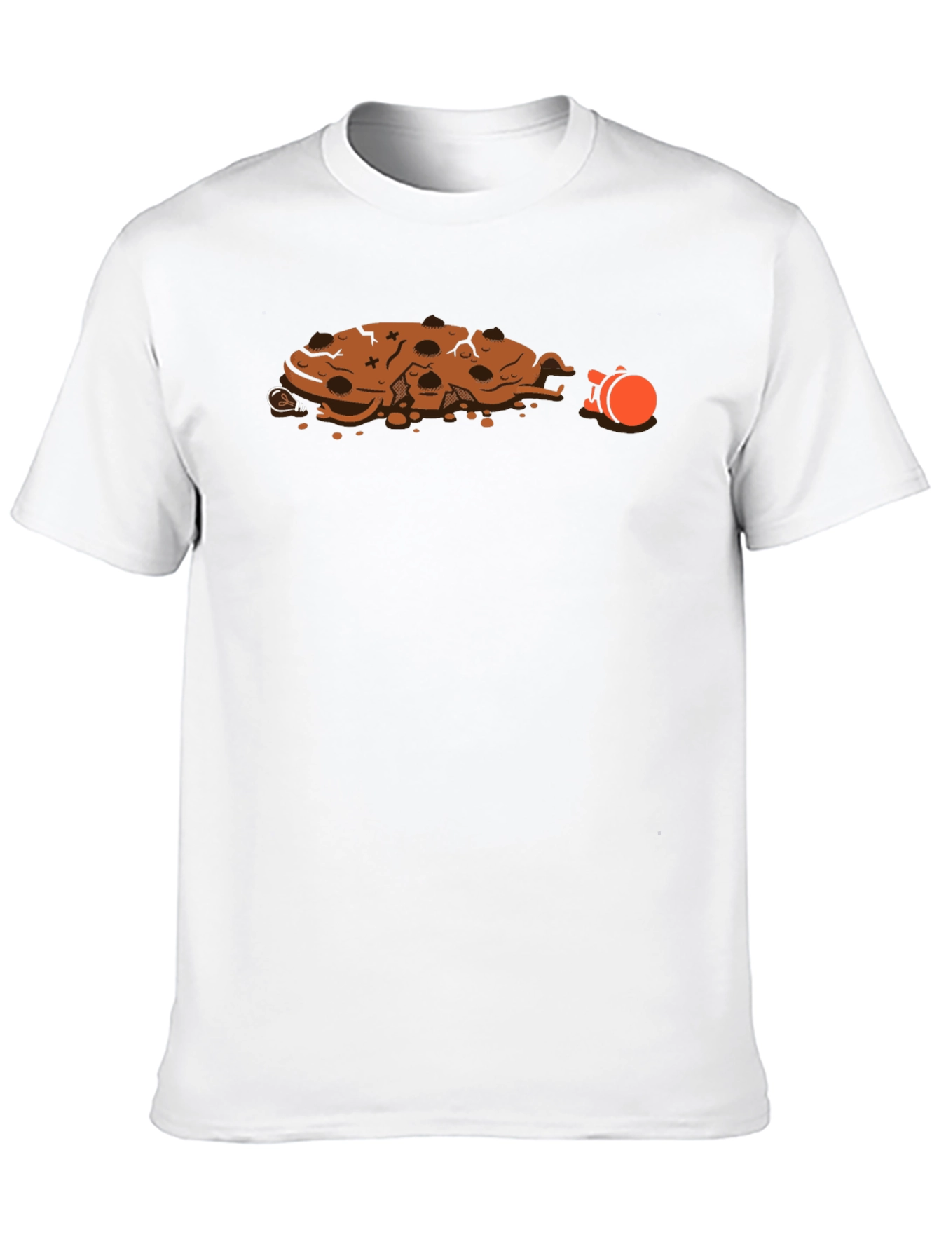 Funny Broken Cookie Cartoon Graphic Tee