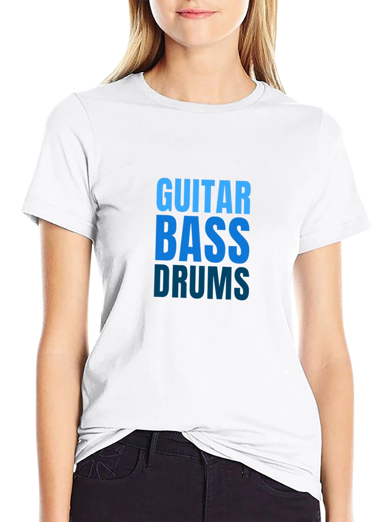 Guitar Bass Drums Music T-Shirt