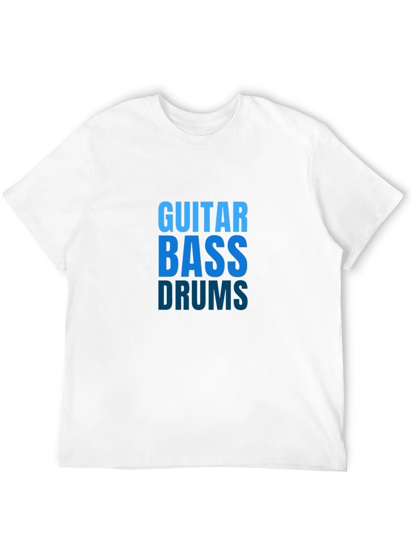 Guitar Bass Drums Music T-Shirt