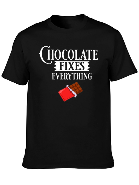 Chocolate Fixes Everything Graphic Tee