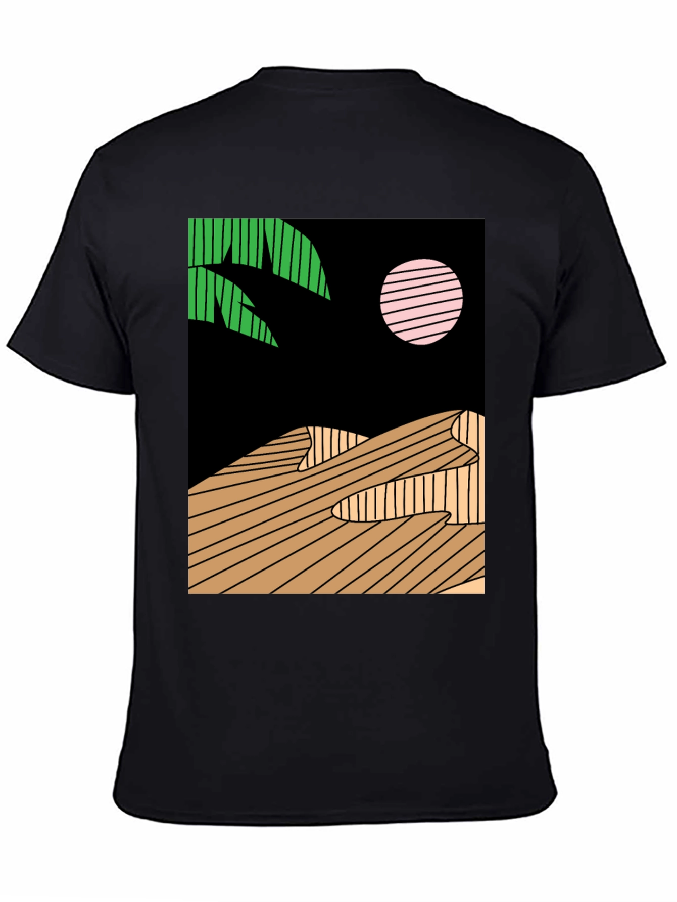 Abstract Desert Scene Graphic Tee