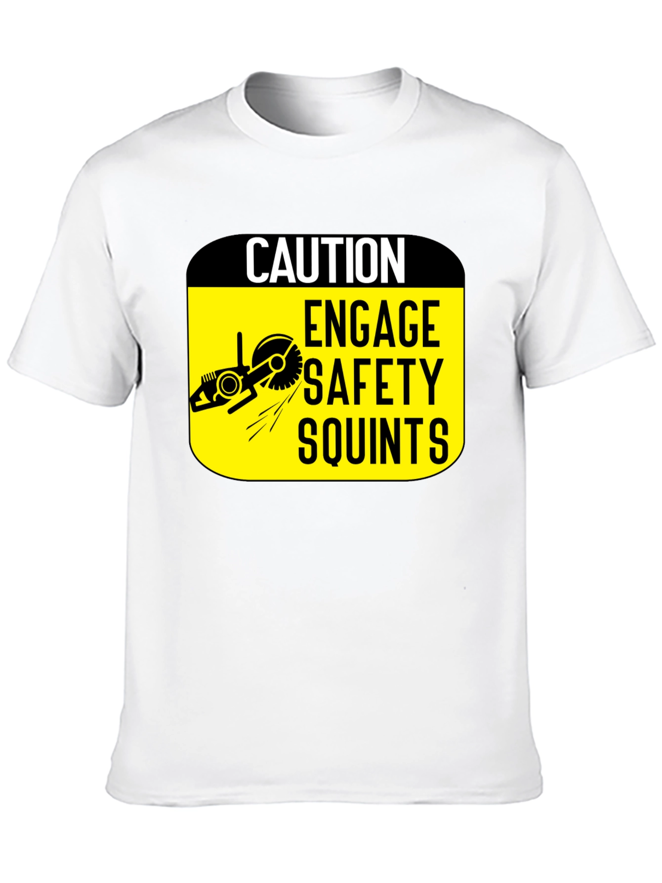 Caution Engage Safety Squints Graphic T-Shirt
