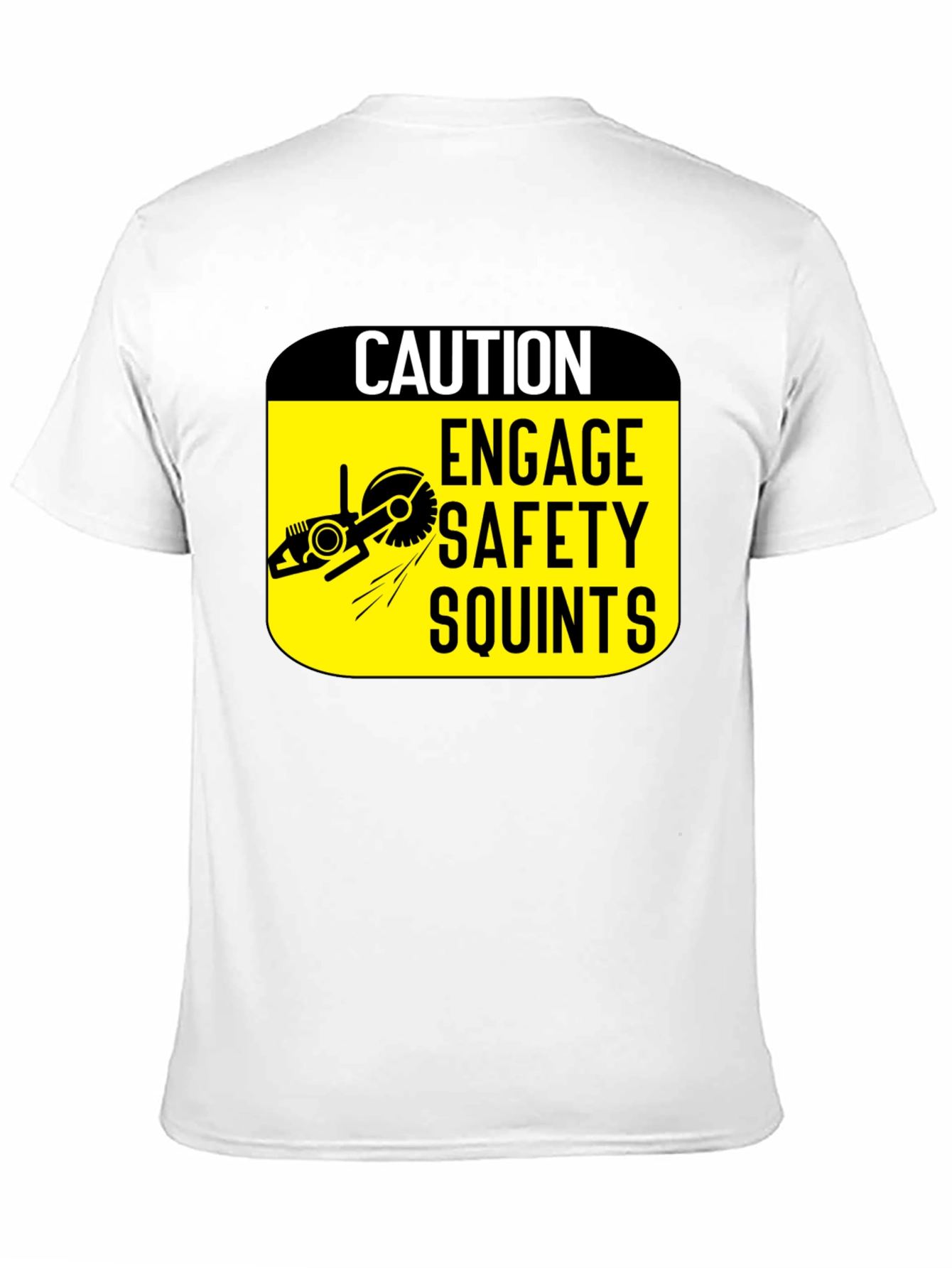 Caution Engage Safety Squints Graphic T-Shirt