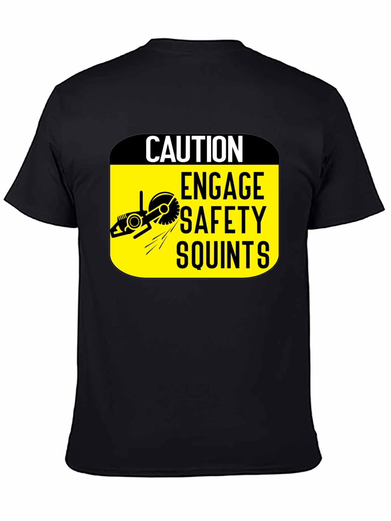Caution Engage Safety Squints Graphic T-Shirt