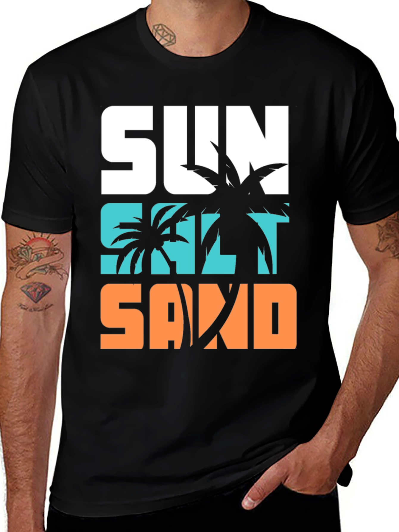 Sun Salt Sand Graphic T-Shirt | Relaxed Summer Vibes