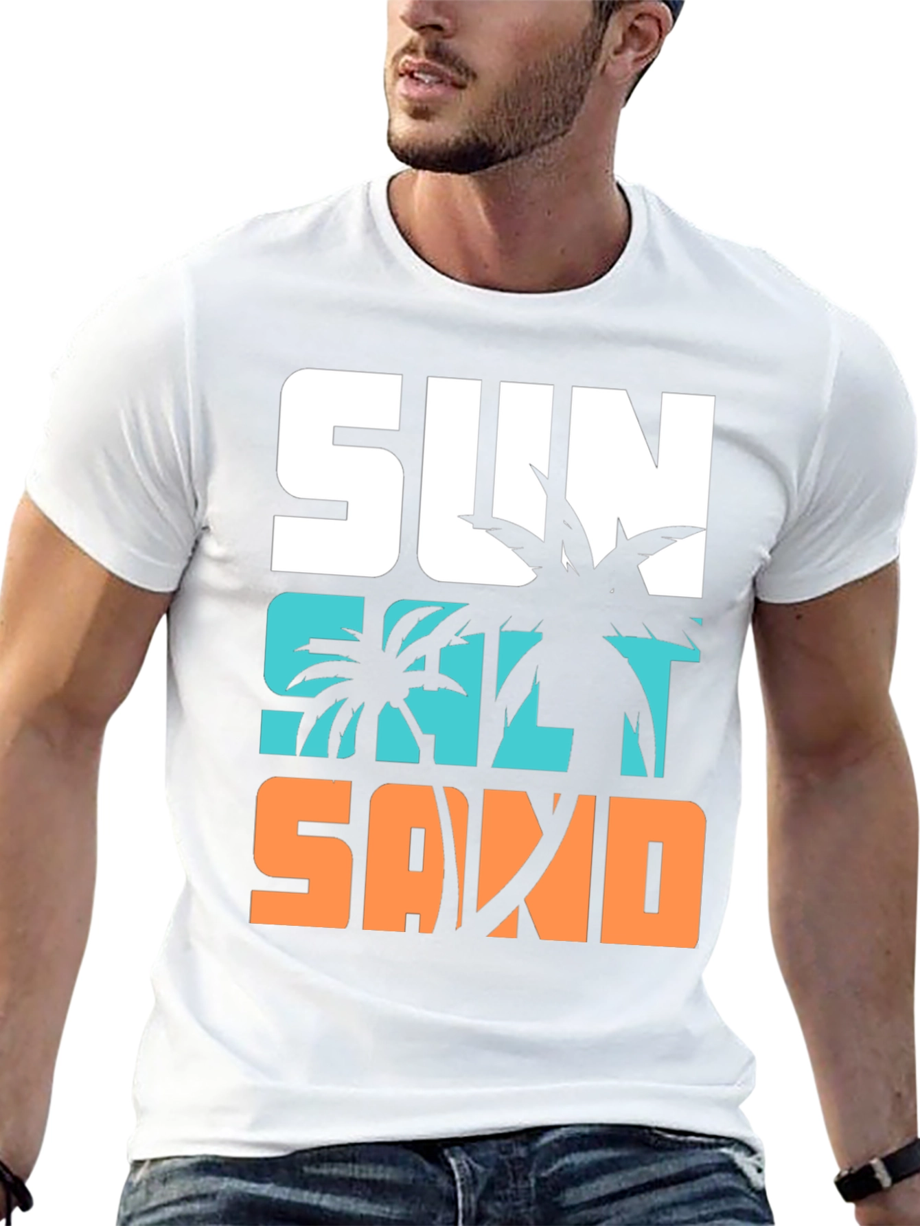 Sun Salt Sand Graphic T-Shirt | Relaxed Summer Vibes