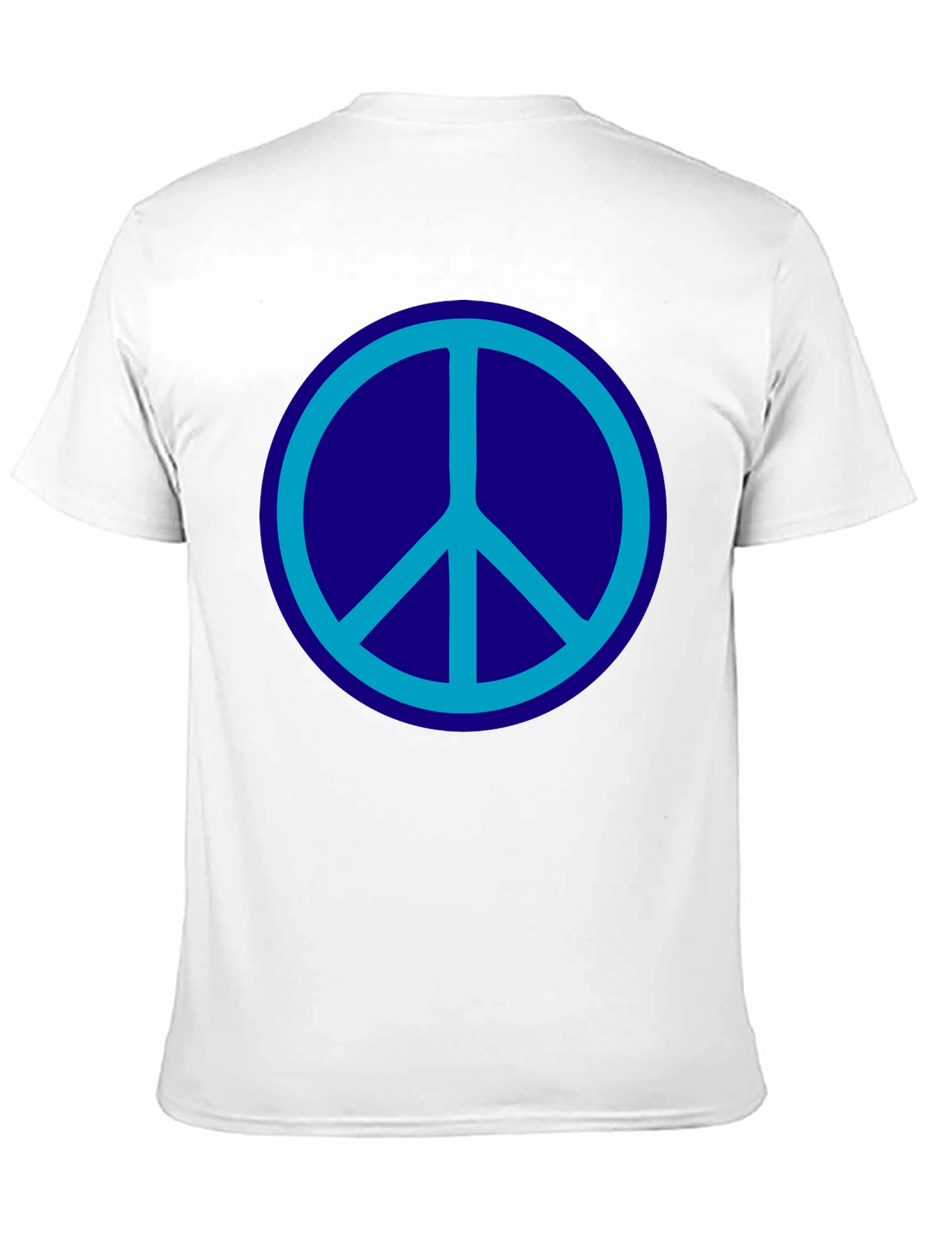 Peace Symbol Graphic Tee - Black