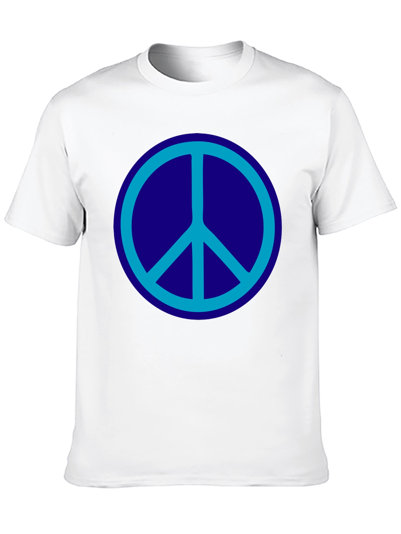 Peace Symbol Graphic Tee - Black