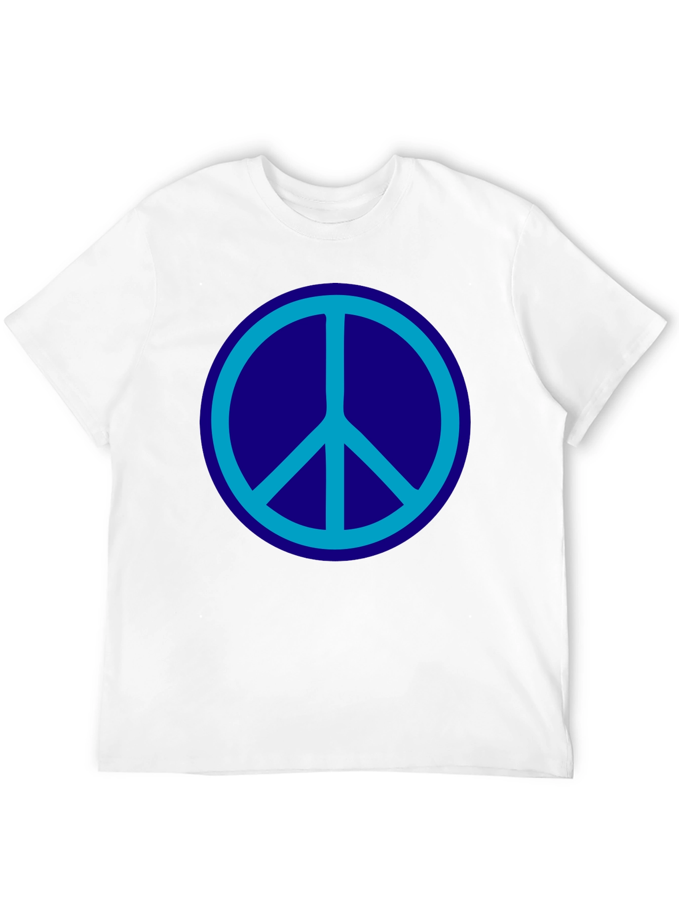 Peace Symbol Graphic Tee - Black