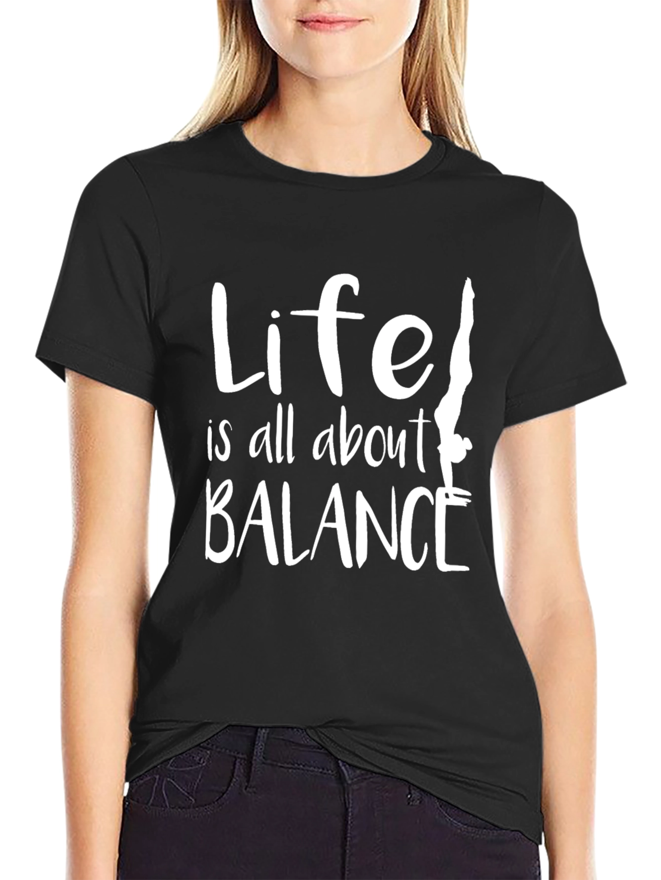 Life Balance T-Shirt - Motivational Gymnast Tee
