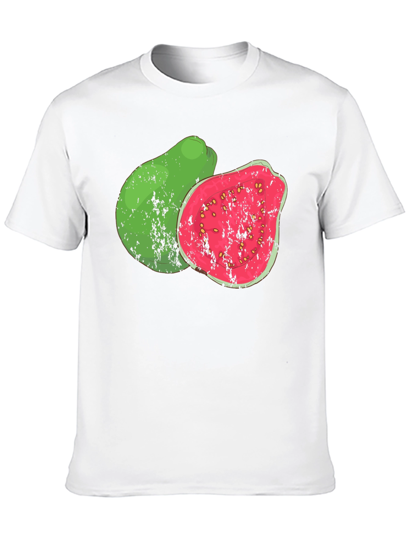 Guava Fruit Graphic T-Shirt - Tropical Fruit Tee