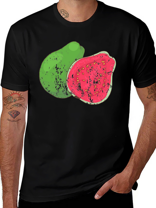 Guava Fruit Graphic T-Shirt - Tropical Fruit Tee