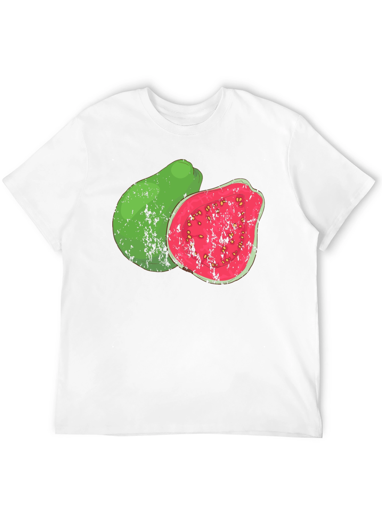 Guava Fruit Graphic T-Shirt - Tropical Fruit Tee