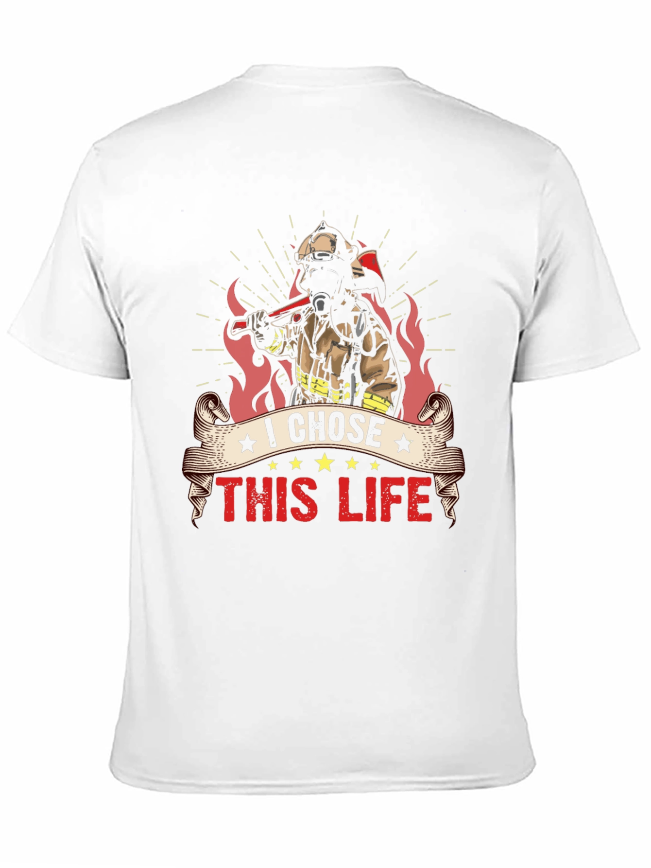 Firefighters Life Black T-Shirt