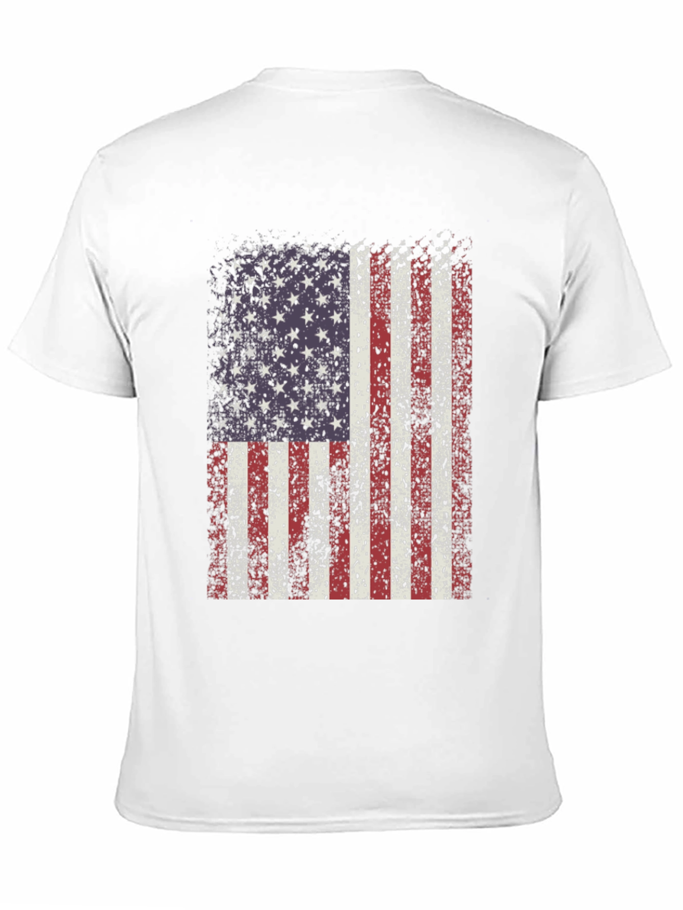 Distressed American Flag Graphic T-Shirt
