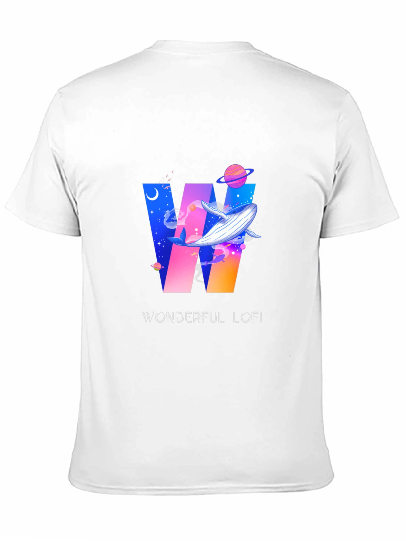 Wonderful Lofi Whale Graphic T-Shirt