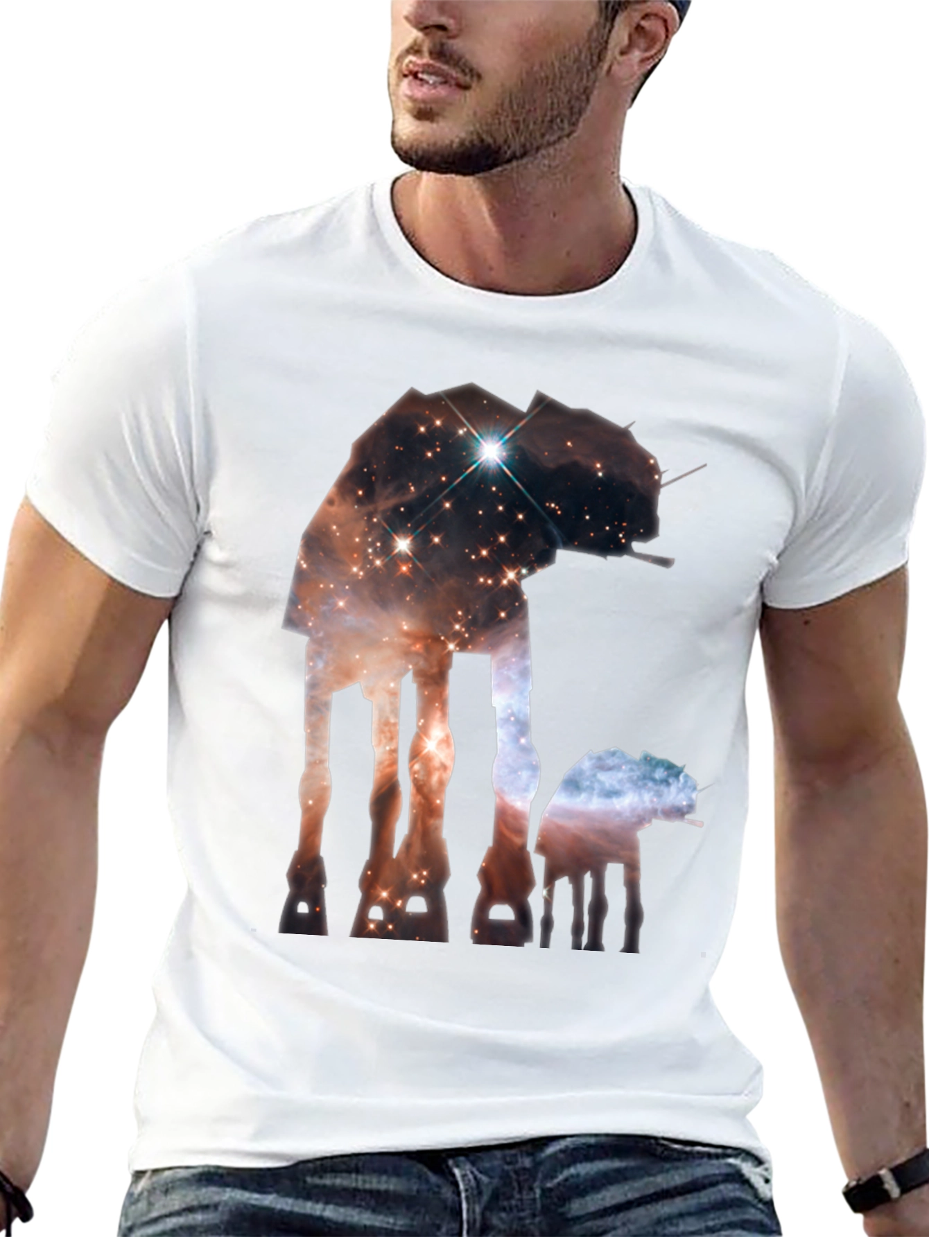 Star Wars AT-AT Nebula T-Shirt
