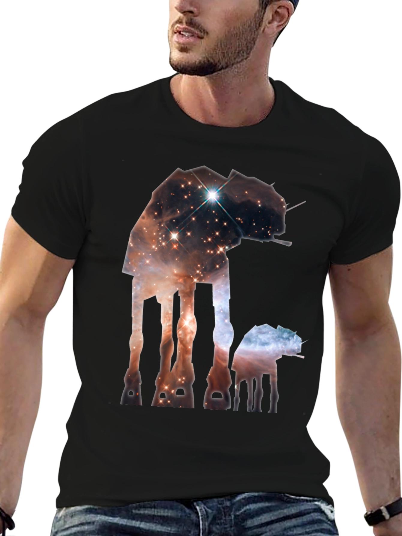 Star Wars AT-AT Nebula T-Shirt