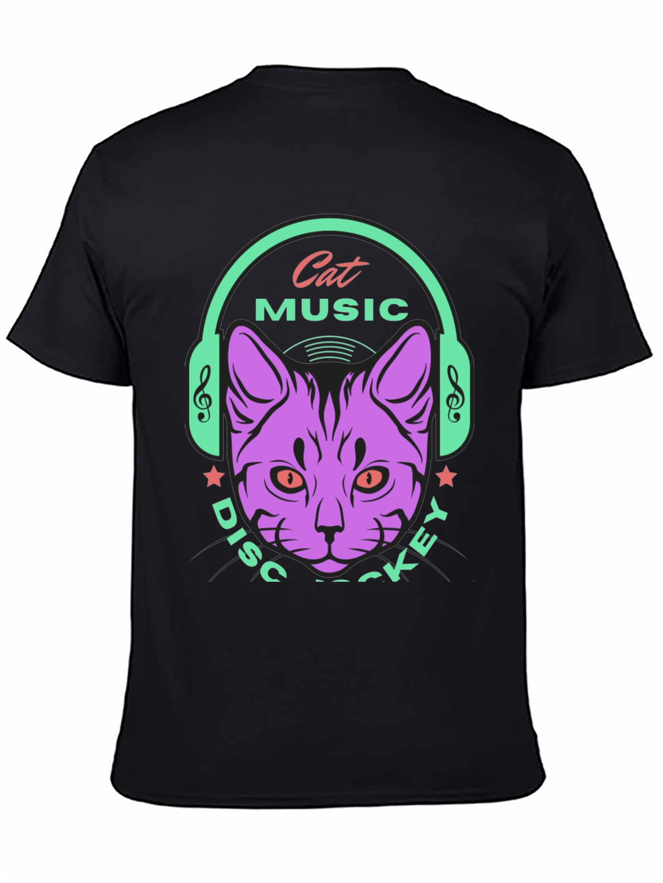 Cat Music DJ Graphic Tee