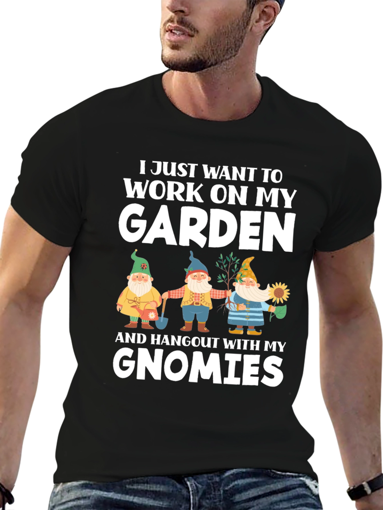 Work on My Garden Gnomies T-Shirt