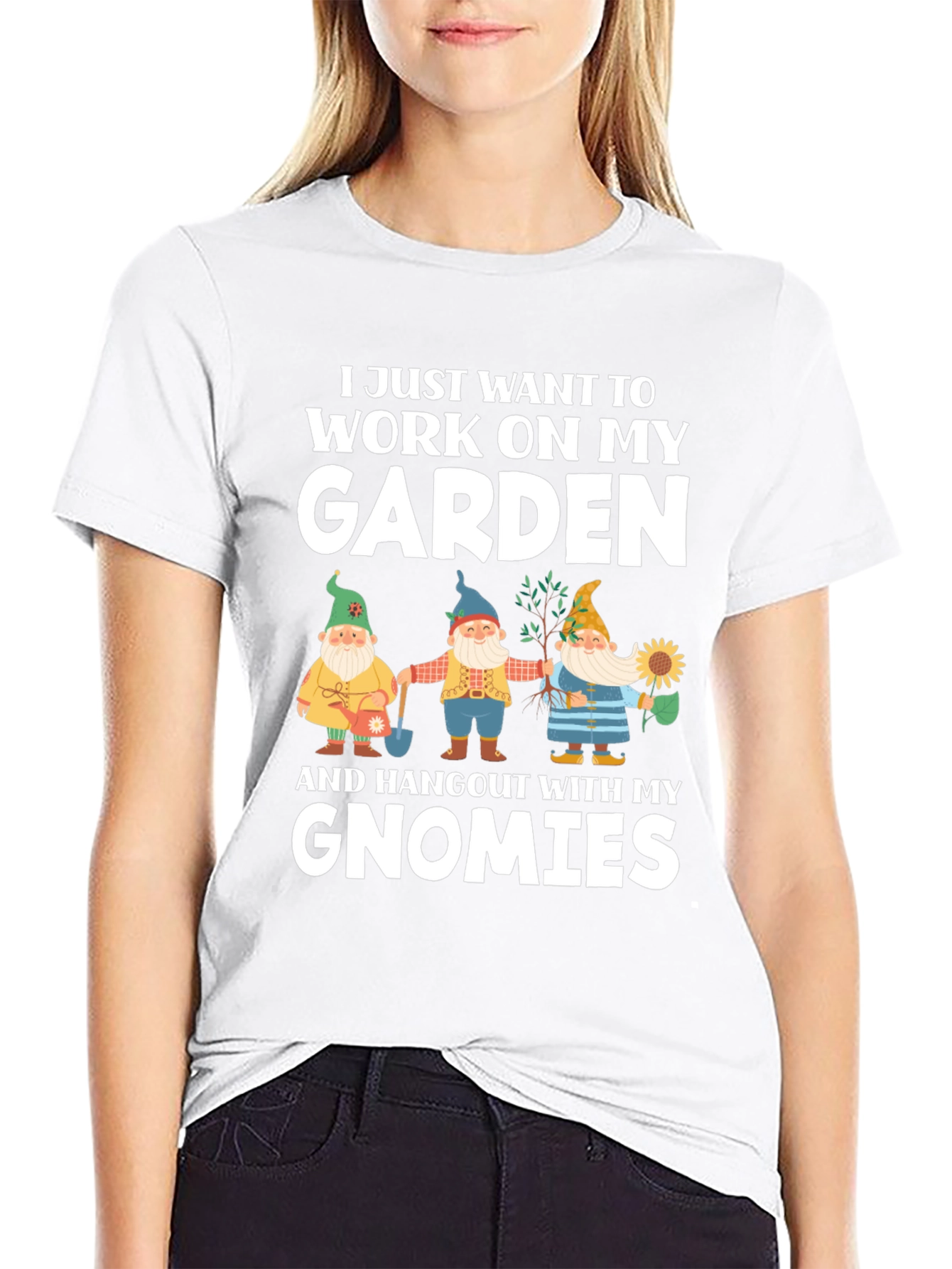 Work on My Garden Gnomies T-Shirt