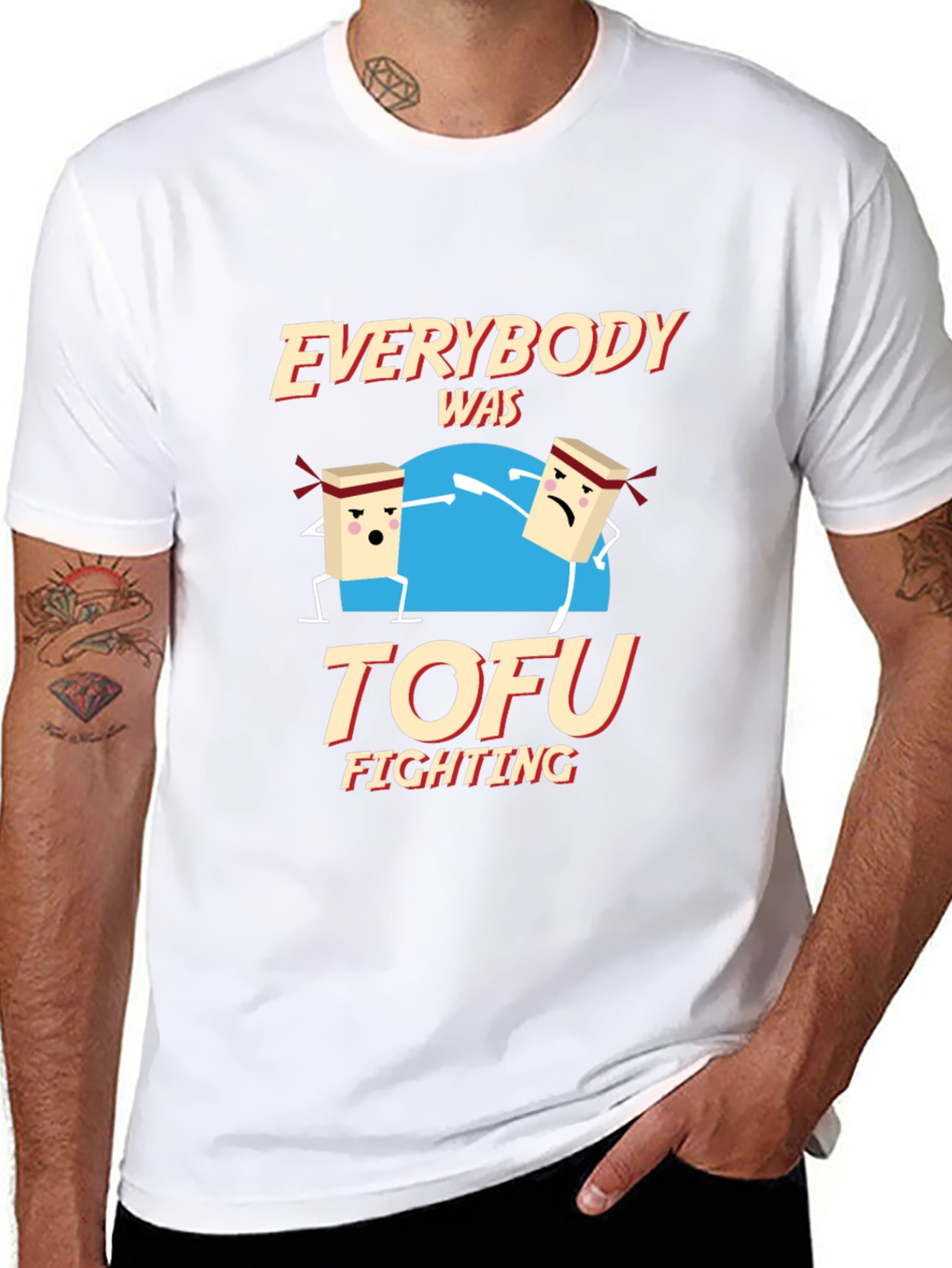 Everybody Was Tofu Fighting Graphic Tee
