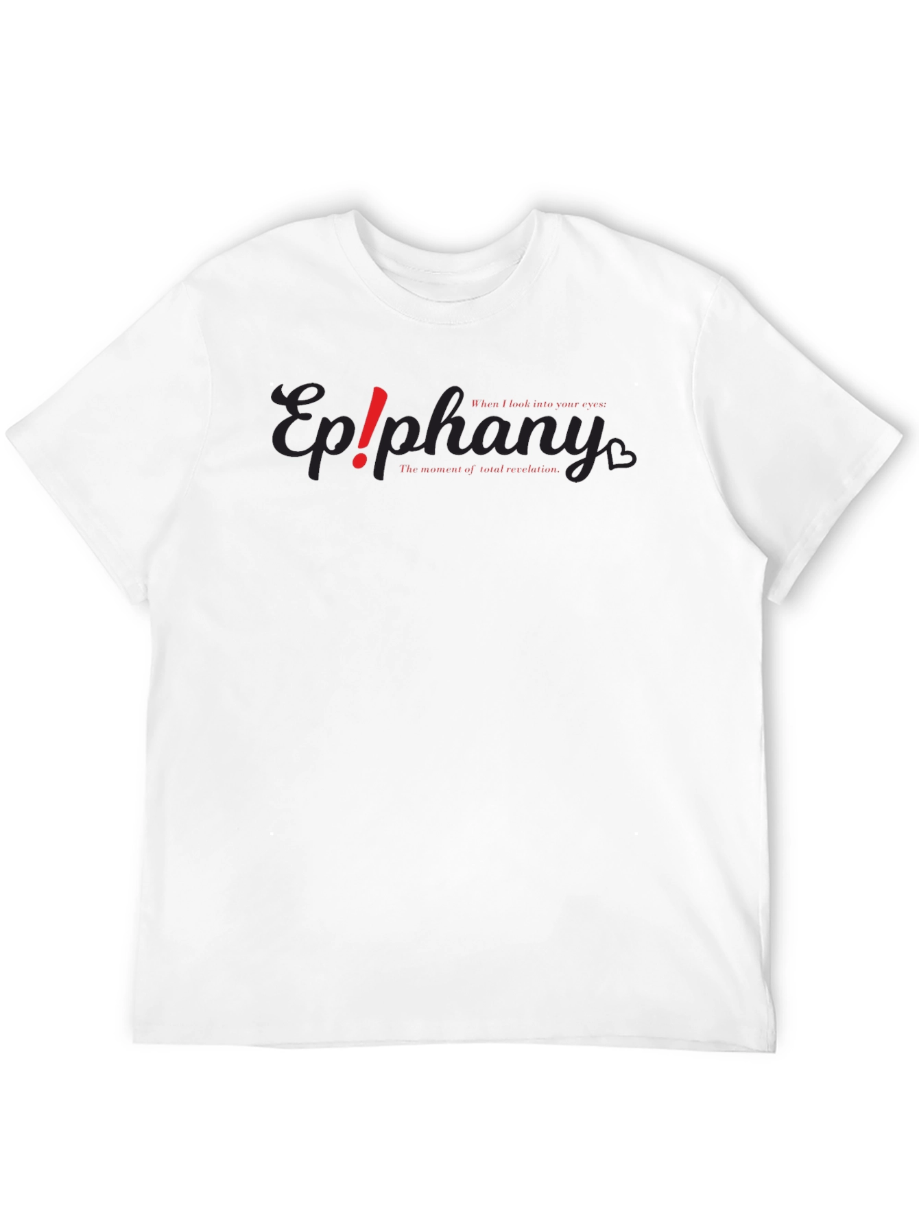 Epiphany Black Graphic T-Shirt - Moment of Total Revelation
