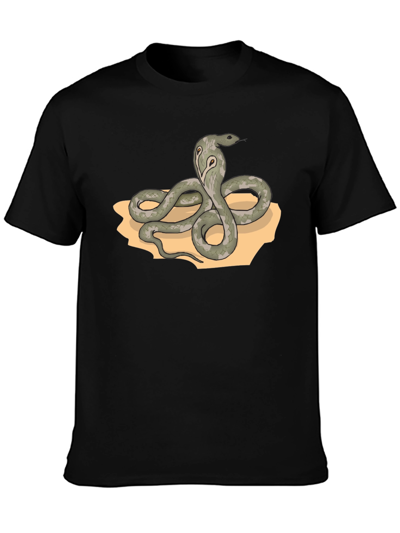 Cobra Graphic Tee - Mens Black Snake T-Shirt