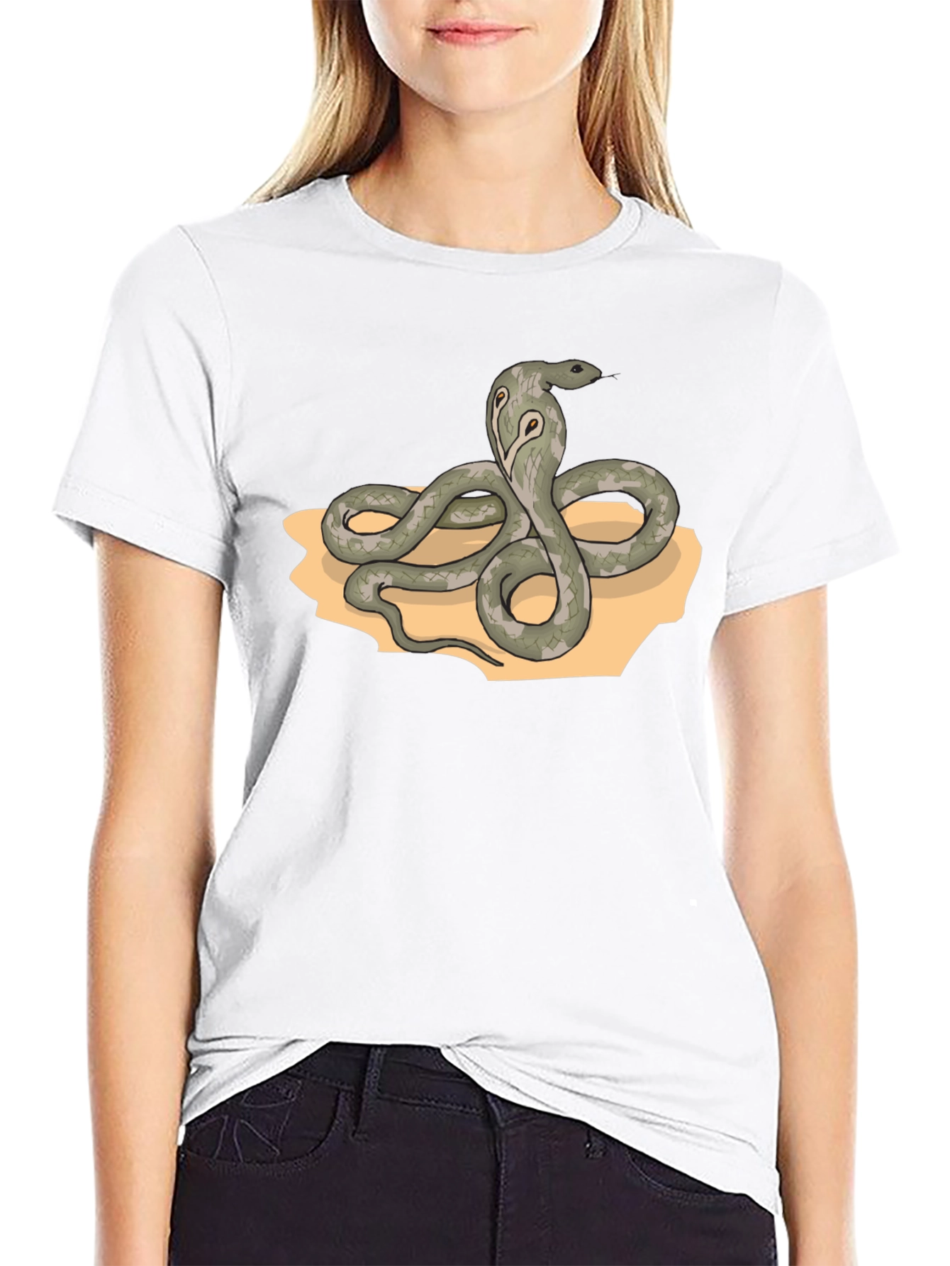 Cobra Graphic Tee - Mens Black Snake T-Shirt