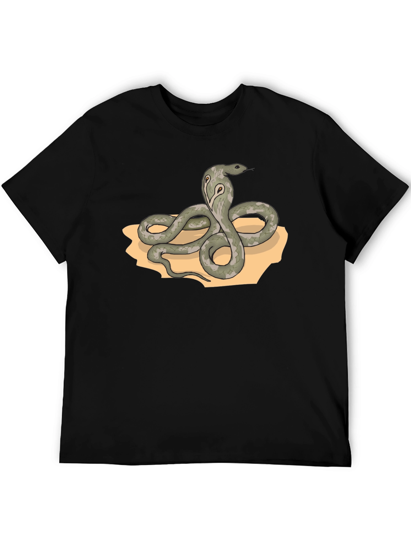Cobra Graphic Tee - Mens Black Snake T-Shirt