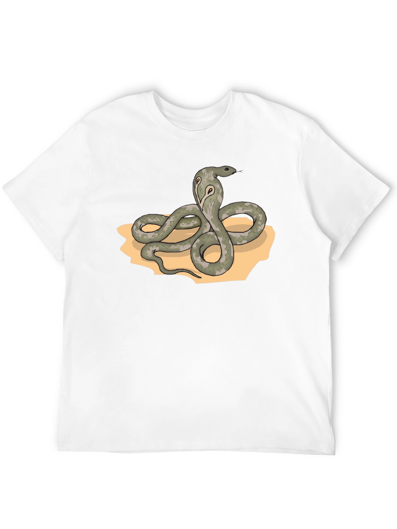 Cobra Graphic Tee - Mens Black Snake T-Shirt