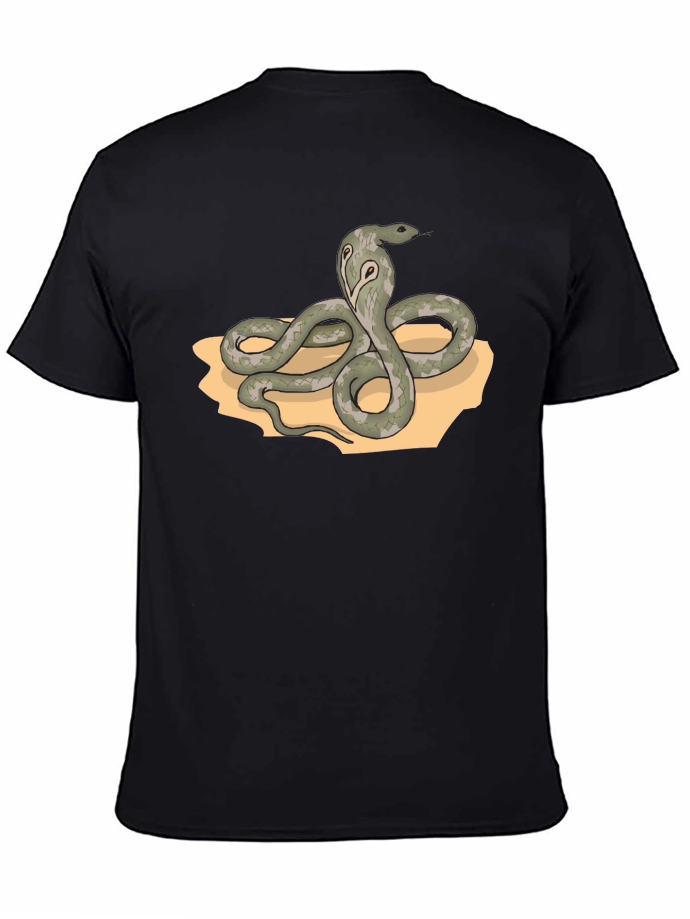 Cobra Graphic Tee - Mens Black Snake T-Shirt