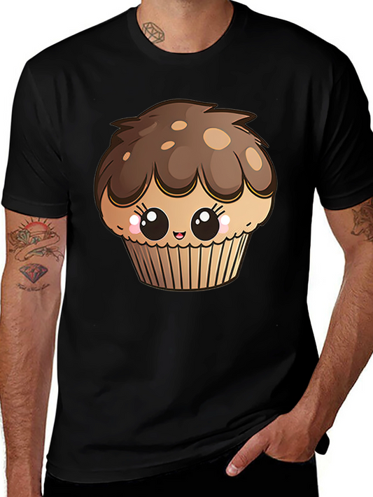 Cute Cupcake Graphic Tee - Sweet Treat Shirt