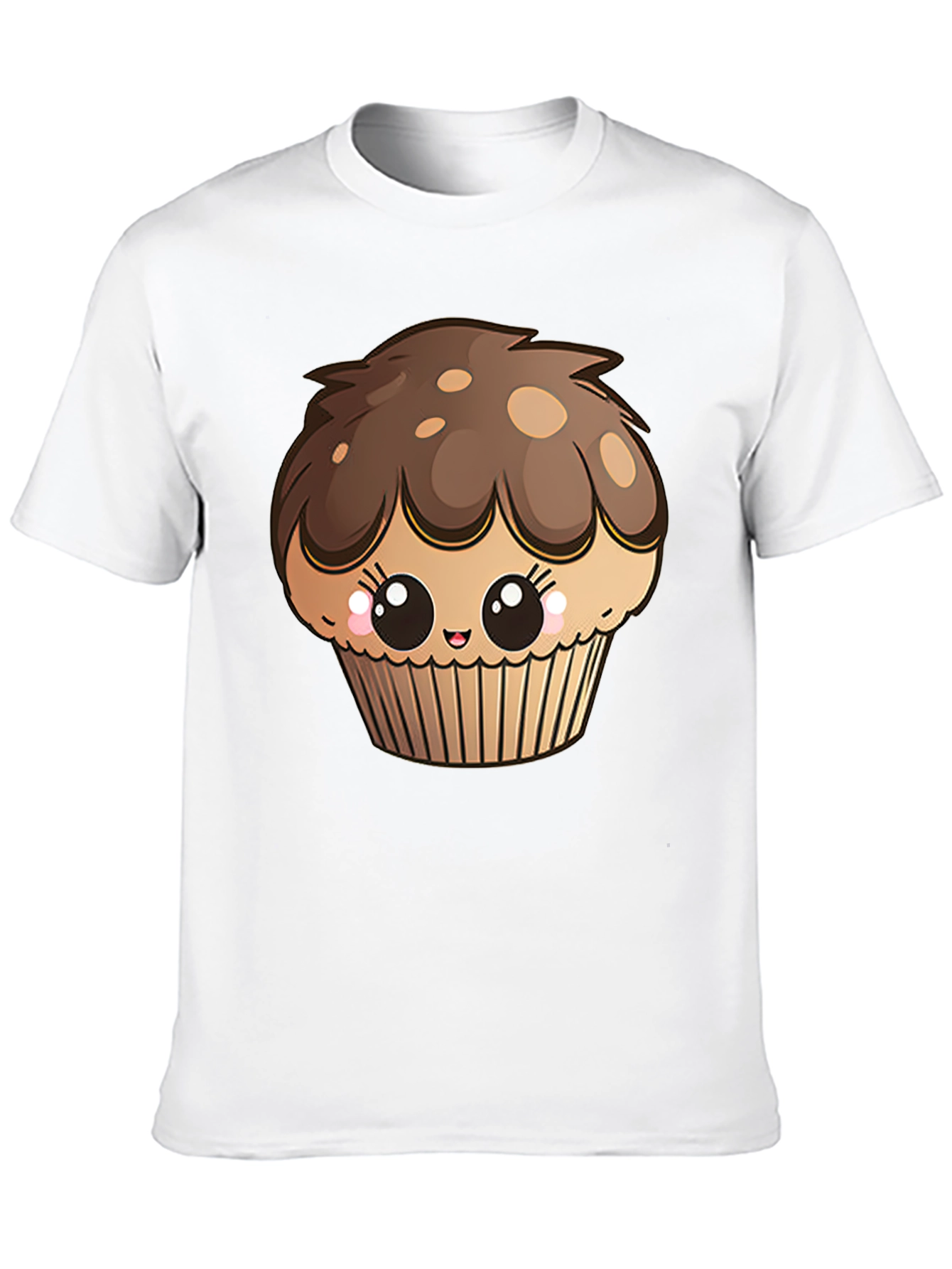 Cute Cupcake Graphic Tee - Sweet Treat Shirt
