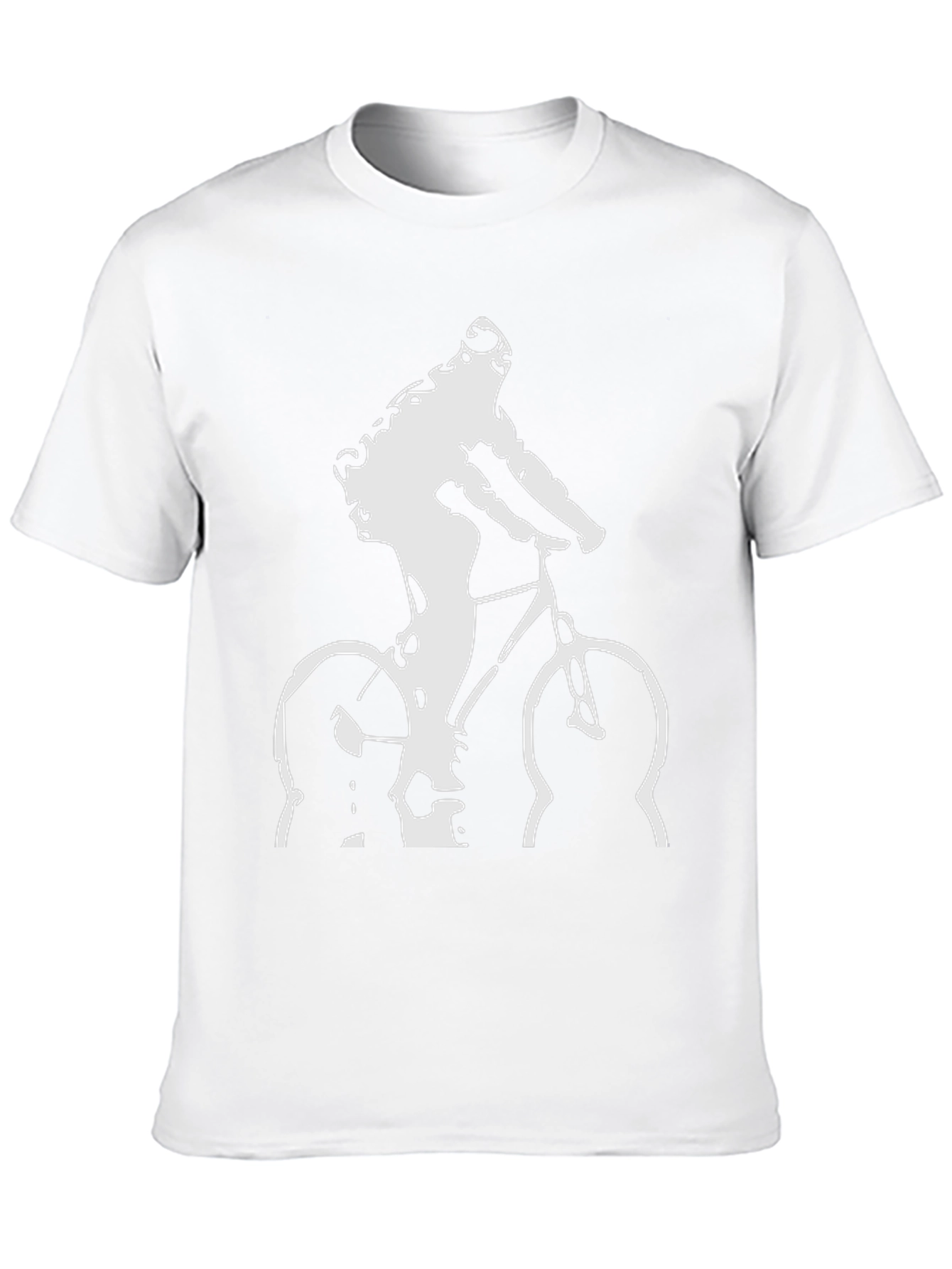 Cyclist Graphic T-Shirt - Black Cotton Tee