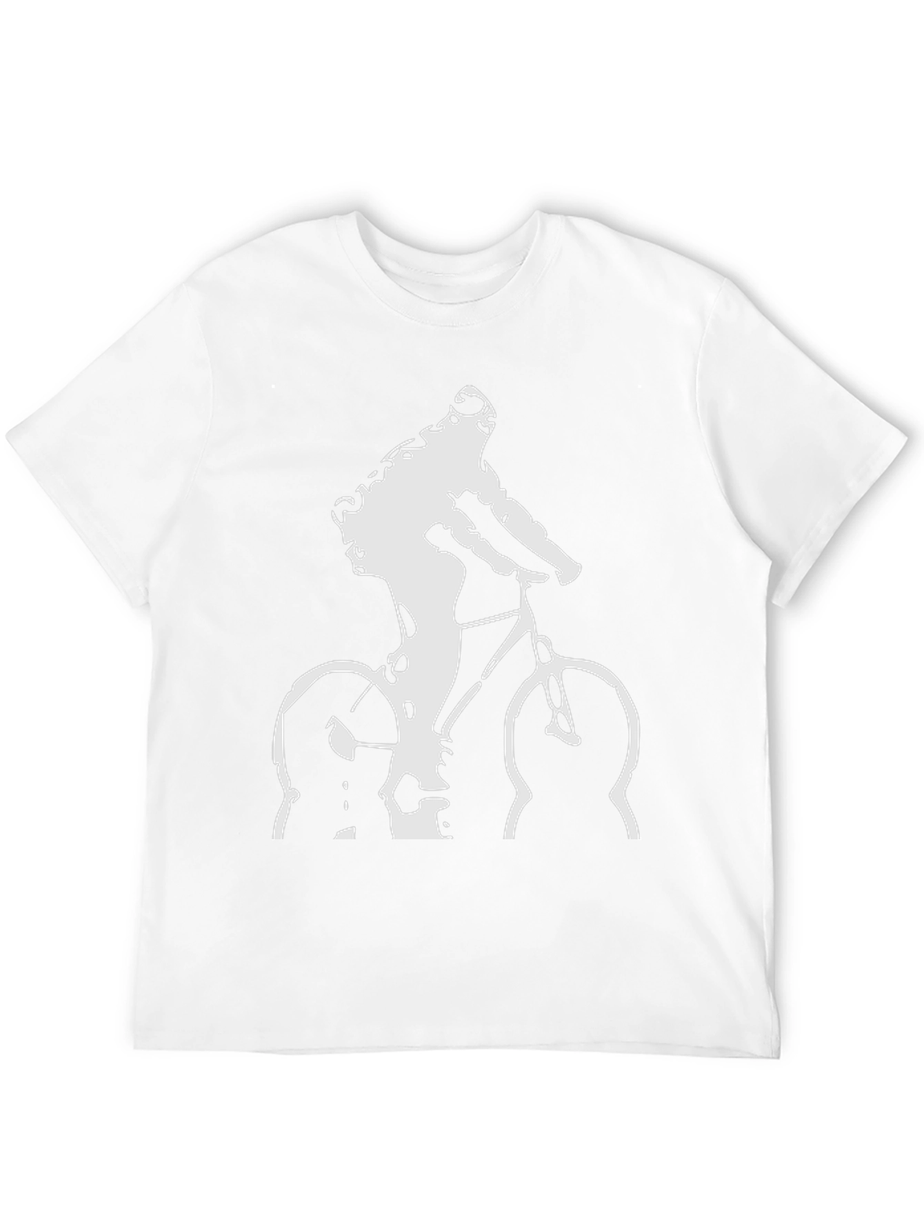 Cyclist Graphic T-Shirt - Black Cotton Tee