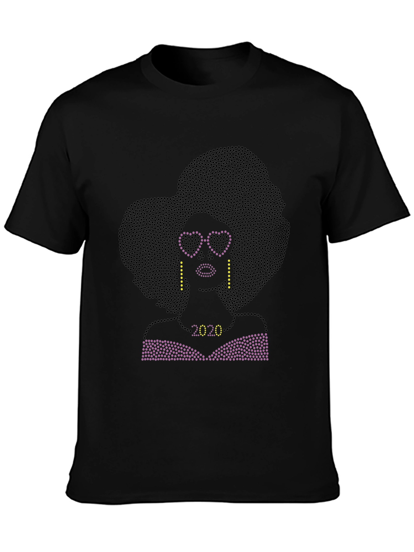 Rhinestone Diva T-Shirt - Black Graphic Tee